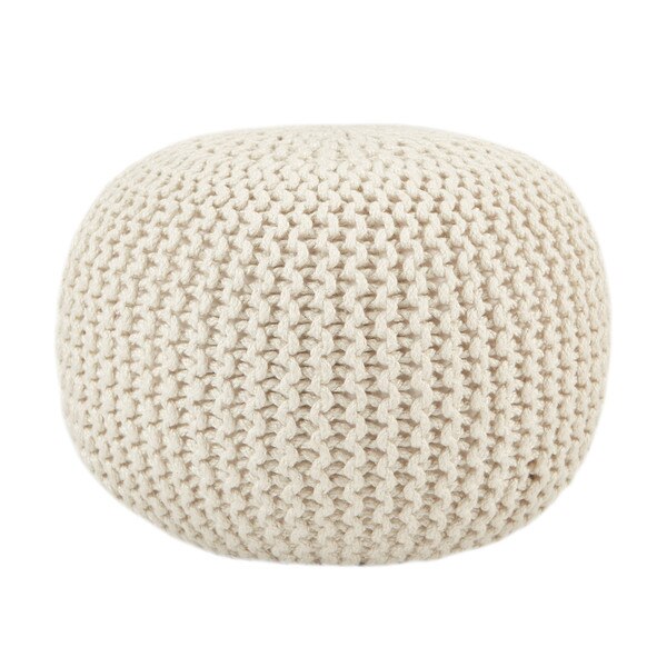 Teagan Pouf (White)